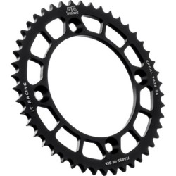 Couronne JT SPROCKETS aluminium ultra-light anti-boue KTM 85 SX / HVA 85 TC / GAS GAS 85 MC 46 dents Noir