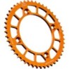 Couronne JT SPROCKETS aluminium ultra-light anti-boue KTM 85 SX / HVA 85 TC / GAS GAS 85 MC 48 dents Orange