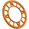Couronne JT SPROCKETS aluminium ultra-light anti-boue KTM 85 SX / HVA 85 TC / GAS GAS 85 MC 50 dents Orange