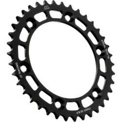 Couronne JT SPROCKETS aluminium ultra-light anti-boue SX SXF EXC EXCF / TC TE FC FE / MC MCF EC ECF 38 dents Noir