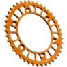 Couronne JT SPROCKETS aluminium ultra-light anti-boue SX SXF EXC EXCF / TC TE FC FE / MC MCF EC ECF 42 dents Orange