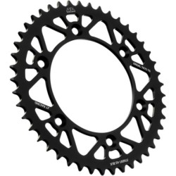 Couronne JT SPROCKETS aluminium ultra-light anti-boue SX SXF EXC EXCF / TC TE FC FE / MC MCF EC ECF 45 dents Noir