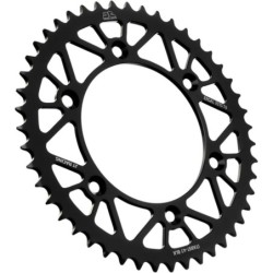 Couronne JT SPROCKETS aluminium ultra-light anti-boue SX SXF EXC EXCF / TC TE FC FE / MC MCF EC ECF 47 dents Noir