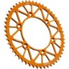 Couronne JT SPROCKETS aluminium ultra-light anti-boue SX SXF EXC EXCF / TC TE FC FE / MC MCF EC ECF 52 dents Orange