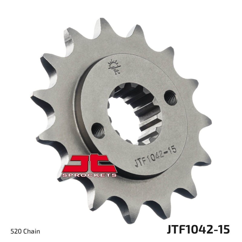 Pignon de transmission JT SPROCKETS JTF1042 15 dents - pas de 520 Type SCM420 Pignon de transmission JT SPROCKETS JTF1042 15 dents - pas de 520 Type SCM420
