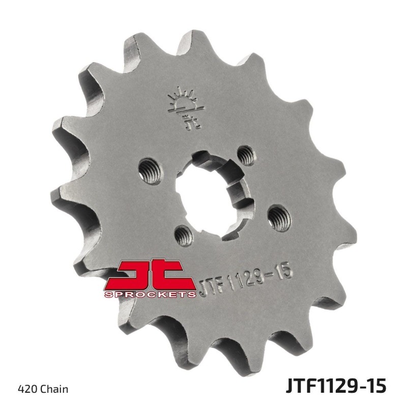 Pignon de transmission JT SPROCKETS JTF1129 15 dents - pas de 420 Pignon de transmission JT SPROCKETS JTF1129 15 dents - pas de 420
