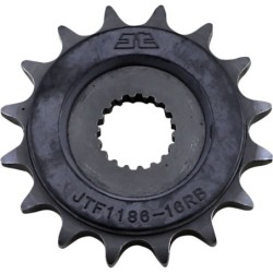 Pignon JT SPROCKETS acier anti-bruit 1186 - 16 dents pas de 525