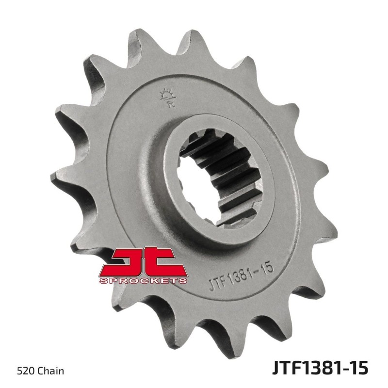 Pignon de transmission JT SPROCKETS JTF1381 15 dents - pas de 520 Pignon de transmission JT SPROCKETS JTF1381 15 dents - pas de 520
