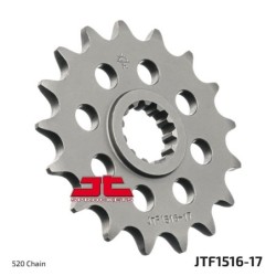 Pignon de transmission JT SPROCKETS JTF1516 17 dents - pas de 520 Type SCM420