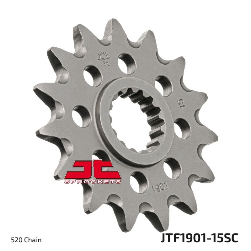 Pignon de transmission JT SPROCKETS JTF1901SC 15 dents - pas de 520 Pignon de transmission JT SPROCKETS JTF1901SC 15 dents - pas de 520