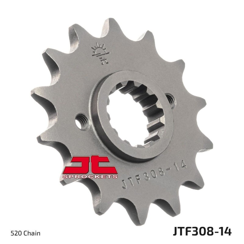 Pignon de transmission JT SPROCKETS JTF308 14 dents - pas de 520 Pignon de transmission JT SPROCKETS JTF308 14 dents - pas de 520