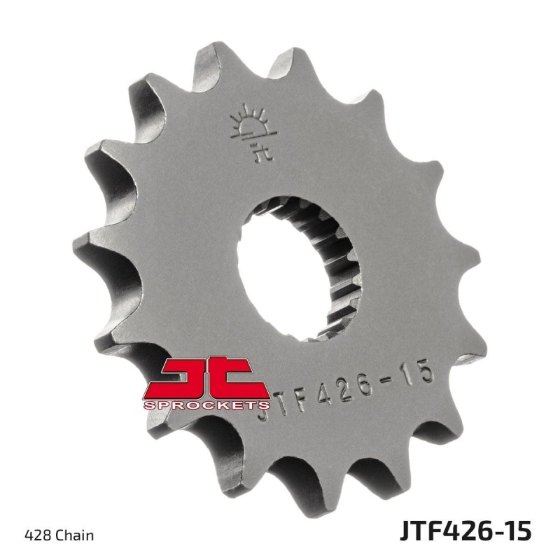 Pignon de transmission JT SPROCKETS JTF426 15 dents - pas de 428 Pignon de transmission JT SPROCKETS JTF426 15 dents - pas de 428