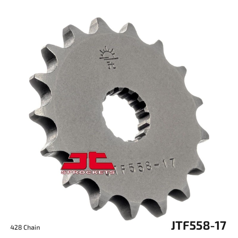 Pignon de transmission JT SPROCKETS JTF558 17 dents - pas de 428 Pignon de transmission JT SPROCKETS JTF558 17 dents - pas de 428