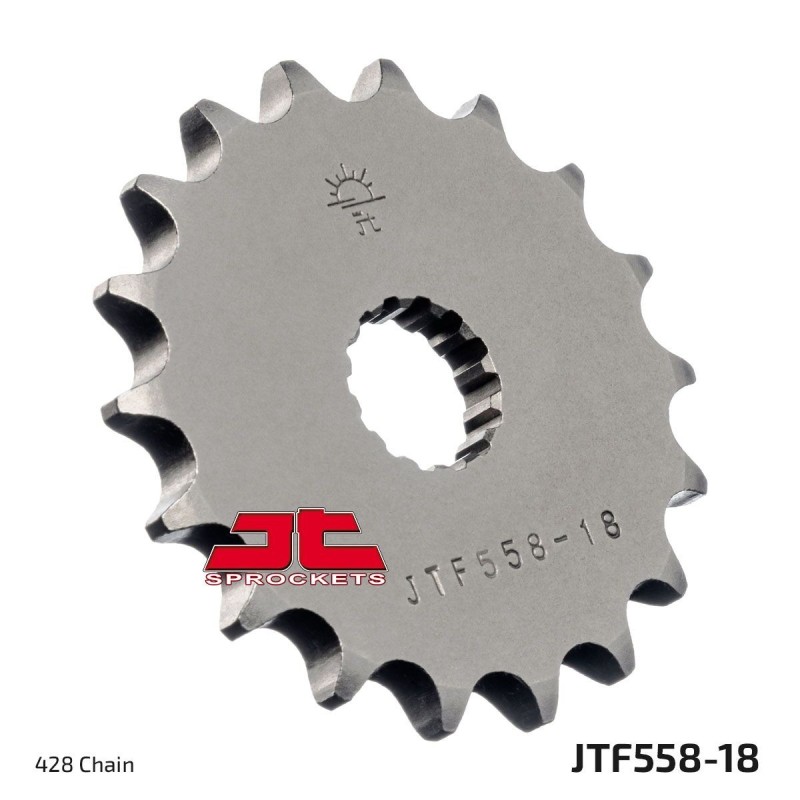 Pignon de transmission JT SPROCKETS JTF558 18 dents - pas de 428 Pignon de transmission JT SPROCKETS JTF558 18 dents - pas de 428