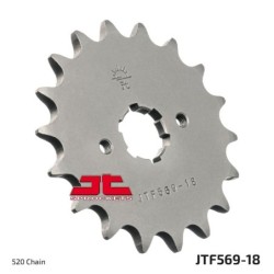Pignon de transmission JT SPROCKETS JTF569 18 dents - pas de 520 Type SCM420