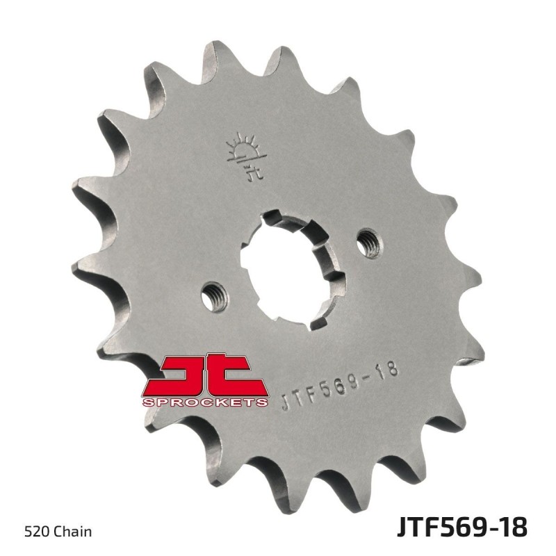 Pignon de transmission JT SPROCKETS JTF569 18 dents - pas de 520 Type SCM420 Pignon de transmission JT SPROCKETS JTF569 18 dents - pas de 520 Type SCM420