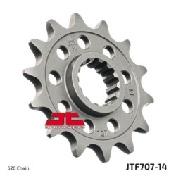 Pignon de transmission JT SPROCKETS JTF707 14 dents - pas de 520 Type SCM420