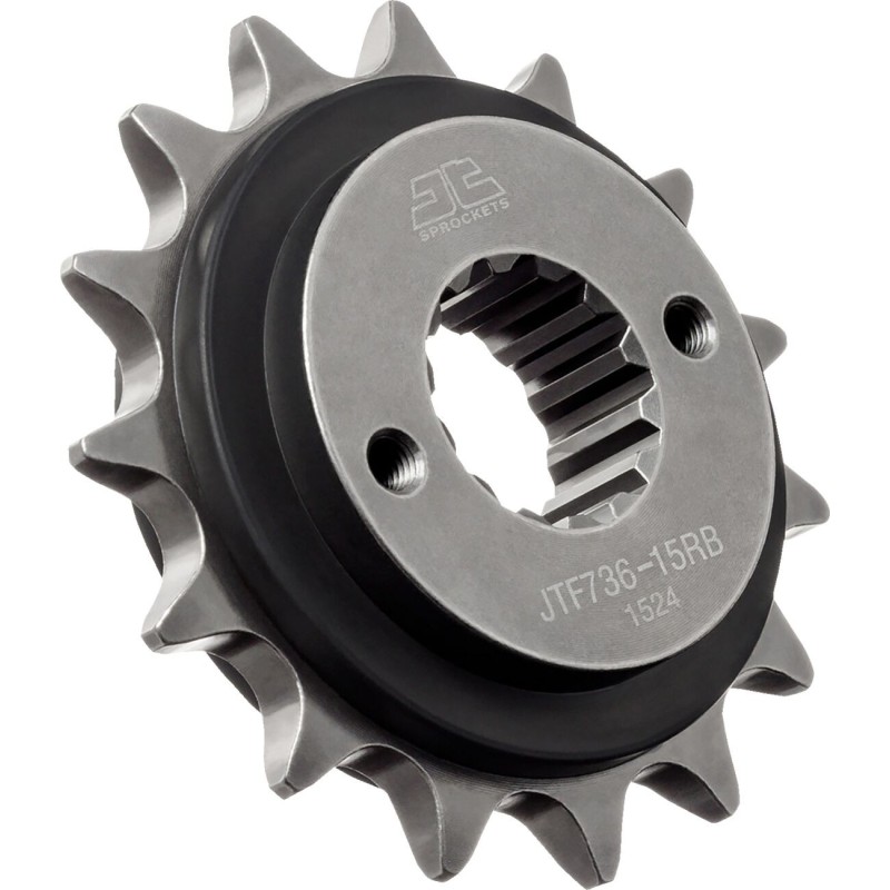 Pignon JT SPROCKETS acier anti-bruit 736 - 15 dents pas de 520 Pignon JT SPROCKETS acier anti-bruit 736 - 15 dents pas de 520