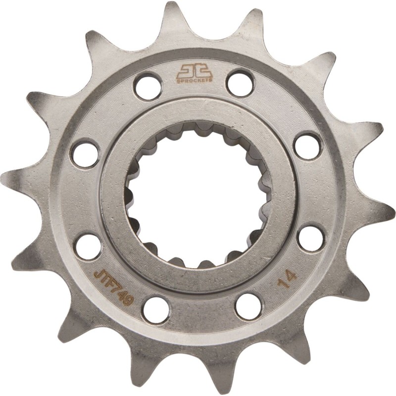 Pignon JT SPROCKETS acier standard 749 - 14 dents pas de 525 Pignon JT SPROCKETS acier standard 749 - 14 dents pas de 525