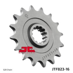 Pignon de transmission JT SPROCKETS JTF823 16 dents - pas de 520 acier carbone C49 Noir