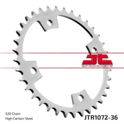 Couronne JT SPROCKETS JTR1072 36 dents - pas de 520 acier carbone C49
