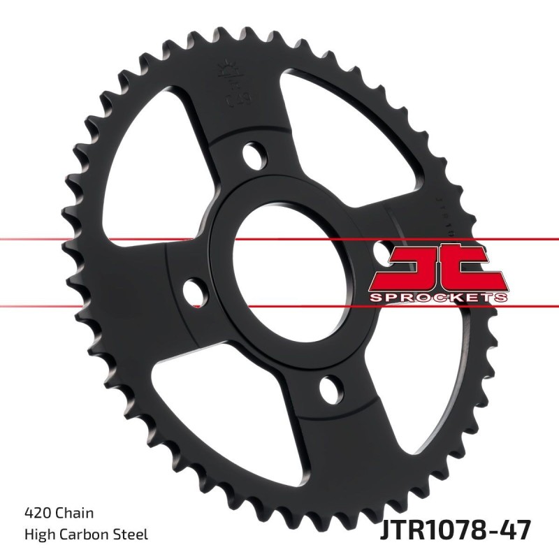 Couronne JT SPROCKETS JTR1078 47 dents - pas de 420 Couronne JT SPROCKETS JTR1078 47 dents - pas de 420