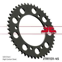 Couronne JT SPROCKETS JTR1131 45 dents - pas de 420 acier carbone C49