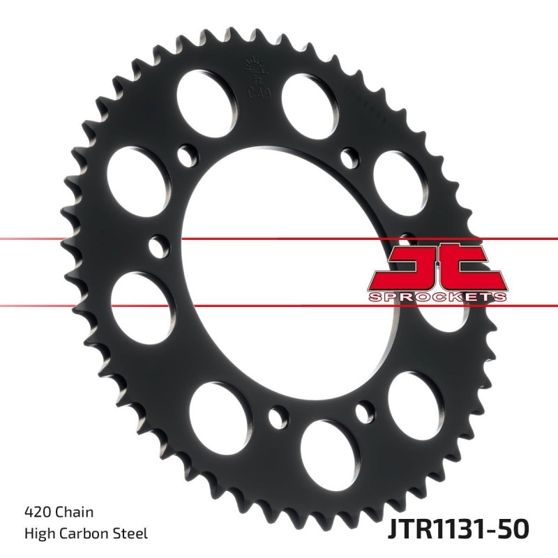 Couronne JT SPROCKETS JTR1131 50 dents - pas de 420 Couronne JT SPROCKETS JTR1131 50 dents - pas de 420