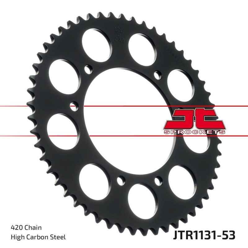 Couronne JT SPROCKETS JTR1131 53 dents - pas de 420 Couronne JT SPROCKETS JTR1131 53 dents - pas de 420