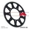 Couronne JT SPROCKETS JTR1131 60 dents - pas de 420 acier carbone C49 Noir