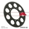 Couronne JT SPROCKETS JTR1131 62 dents - pas de 420 acier carbone C49 Noir