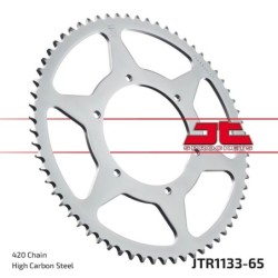 Couronne JT SPROCKETS JTR1133 65 dents - pas de 420 acier carbone C49