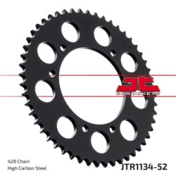 Couronne JT SPROCKETS JTR1134 52 dents - pas de 428 acier carbone C49