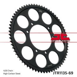 Couronne JT SPROCKETS JTR1135 69 dents - pas de 428
