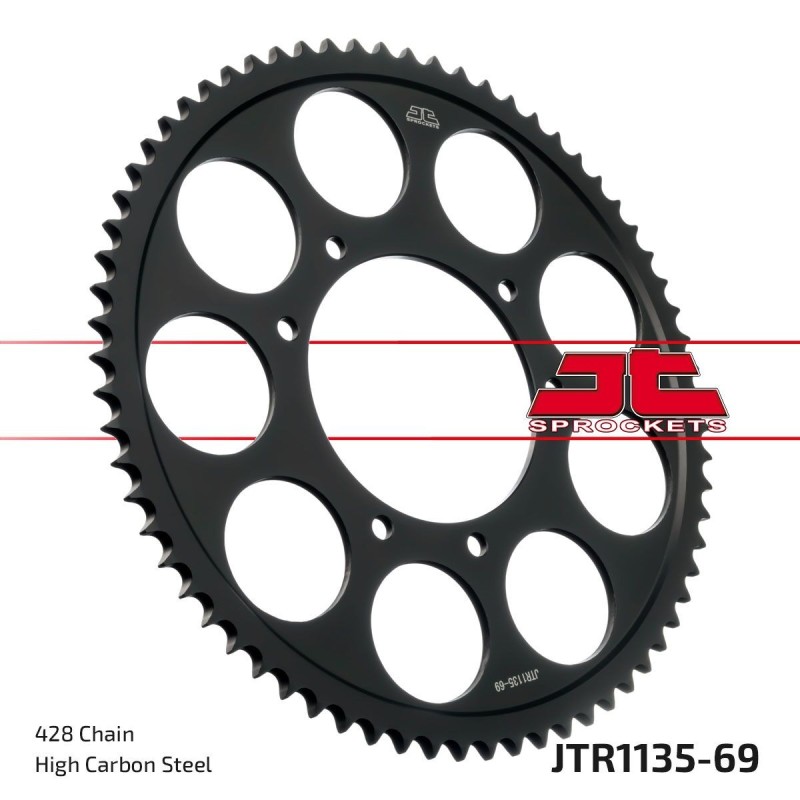 Couronne JT SPROCKETS JTR1135 69 dents - pas de 428 Couronne JT SPROCKETS JTR1135 69 dents - pas de 428