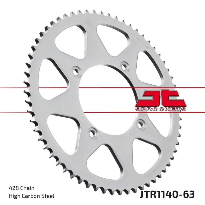 Couronne JT SPROCKETS JTR1140 63 dents - pas de 428 Couronne JT SPROCKETS JTR1140 63 dents - pas de 428