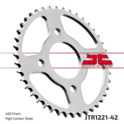 Couronne JT SPROCKETS JTR1221 42 dents - pas de 428 acier carbone C49