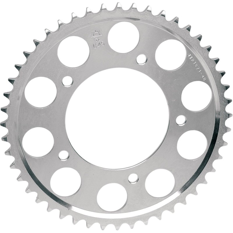 Couronne JT SPROCKETS acier standard 1222 - 47 dents pas de 428 Couronne JT SPROCKETS acier standard 1222 - 47 dents pas de 428