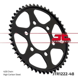 Couronne JT SPROCKETS acier standard 1222 - 48 dents pas de 428
