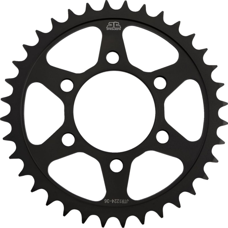 Couronne JT SPROCKETS acier standard 1224 - 36 dents pas de 520 Couronne JT SPROCKETS acier standard 1224 - 36 dents pas de 520