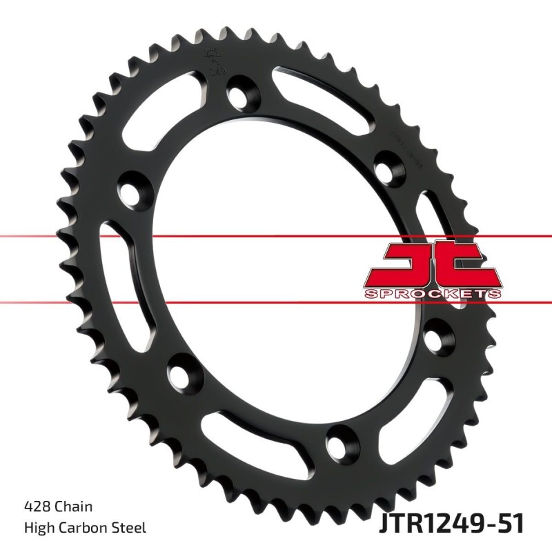 Couronne JT SPROCKETS JTR1249 51 dents - pas de 420