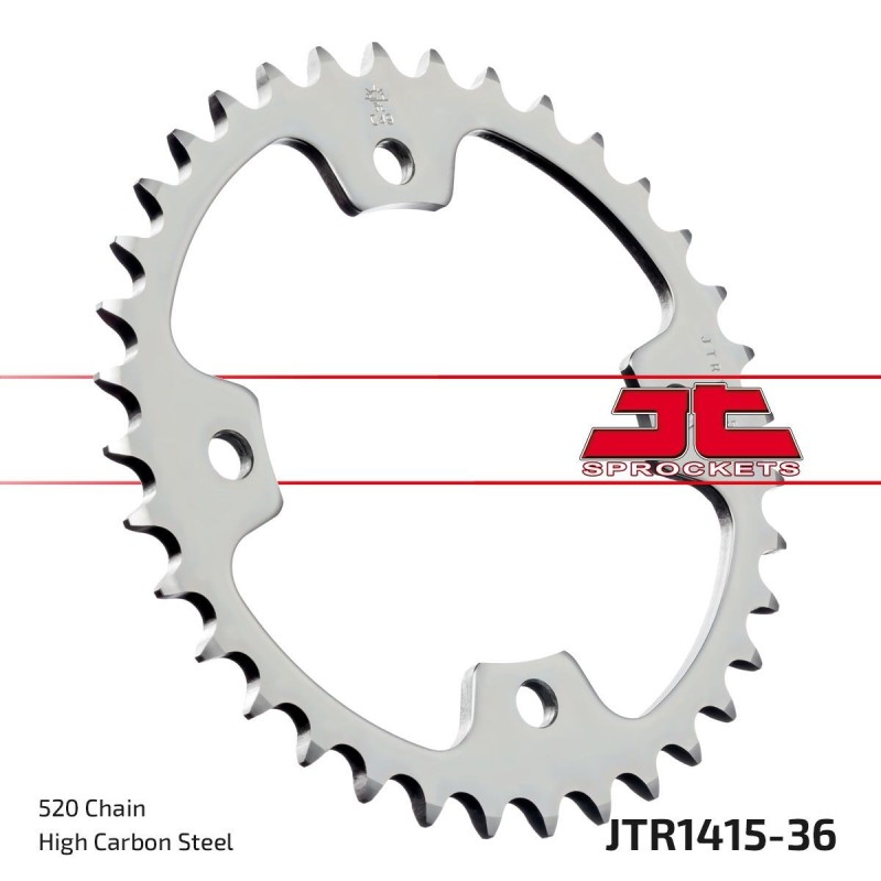 Couronne JT SPROCKETS JTR1415 36 dents - pas de 520 acier carbone C49