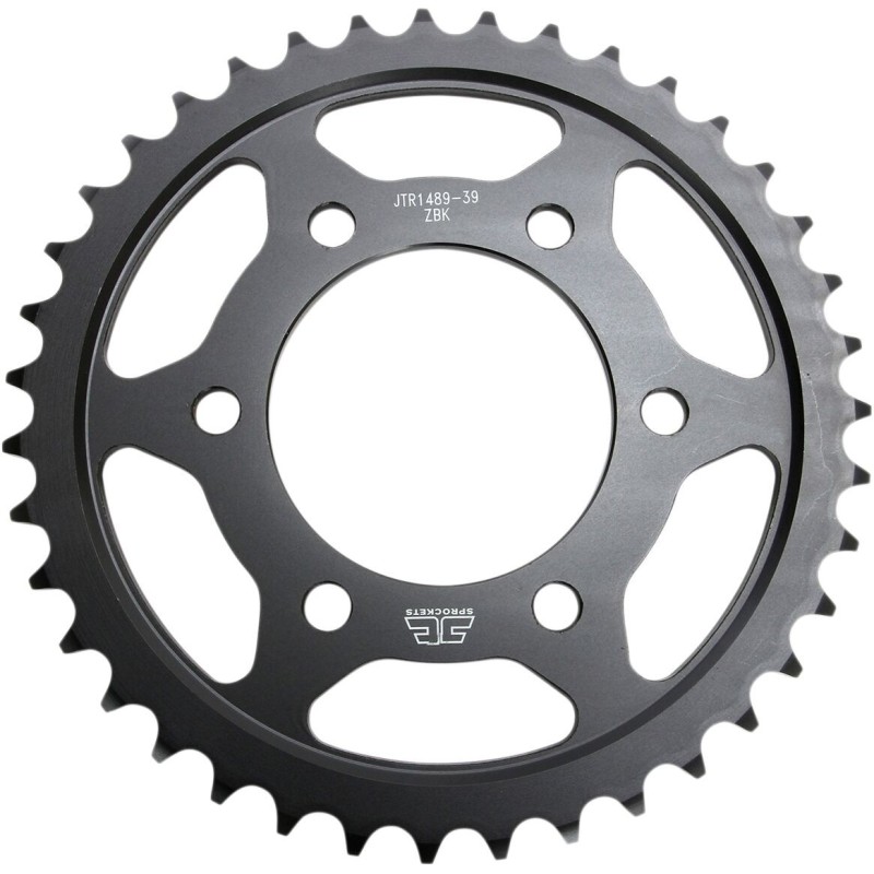 Couronne JT SPROCKETS JTR1489 ZBK 39 dents - pas de 525 acier carbone C49
