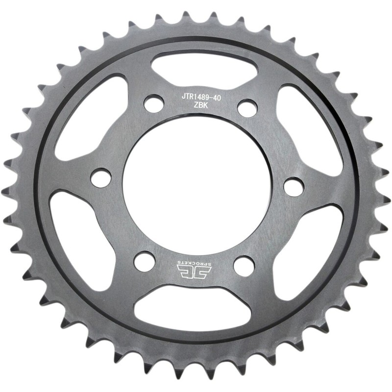 Couronne JT SPROCKETS JTR1489 ZBK 40 dents - pas de 525 acier carbone C49