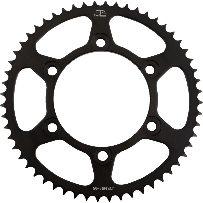 Couronne JT SPROCKETS aluminium ultra-light anti-boue 428 56 dents Couronne JT SPROCKETS aluminium ultra-light anti-boue 428 56 dents