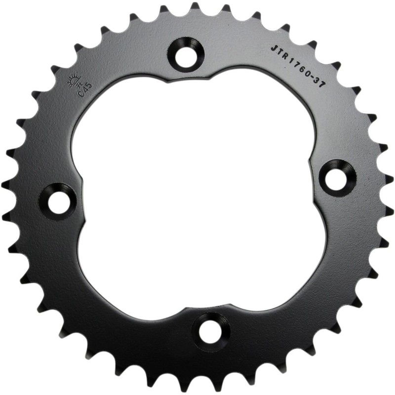 Couronne JT SPROCKETS JTR1760 37 dents - pas de 520 acier carbone C49 Couronne JT SPROCKETS JTR1760 37 dents - pas de 520 acier carbone C49