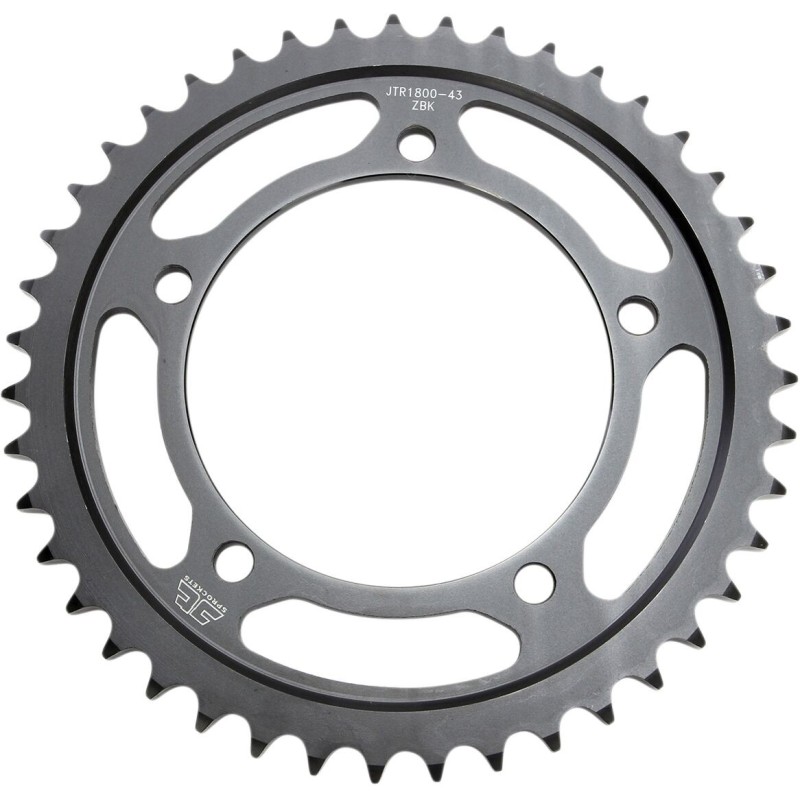 Couronne JT SPROCKETS JTR1800 ZBK 45 dents - pas de 50 acier carbone C49 Couronne JT SPROCKETS JTR1800 ZBK 45 dents - pas de 50 acier carbone C49