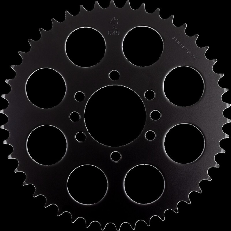 Couronne JT SPROCKETS aluminium ultra-light anti-boue 46 dents 520 Couronne JT SPROCKETS aluminium ultra-light anti-boue 46 dents 520