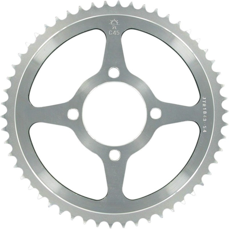 Couronne JT SPROCKETS JTR1843 54 dents - pas de 428 acier carbone C49 Couronne JT SPROCKETS JTR1843 54 dents - pas de 428 acier carbone C49