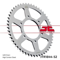 Couronne JT SPROCKETS aluminium ultra-light anti-boue 52 dents 428